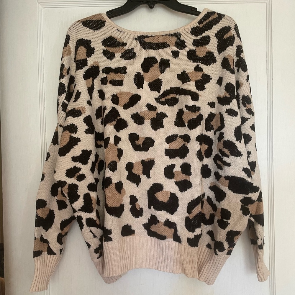 Open back sweater